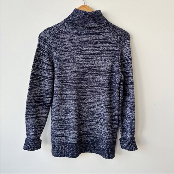 J Crew • Marled Navy Turtleneck Sweater - Picture 3 of 4